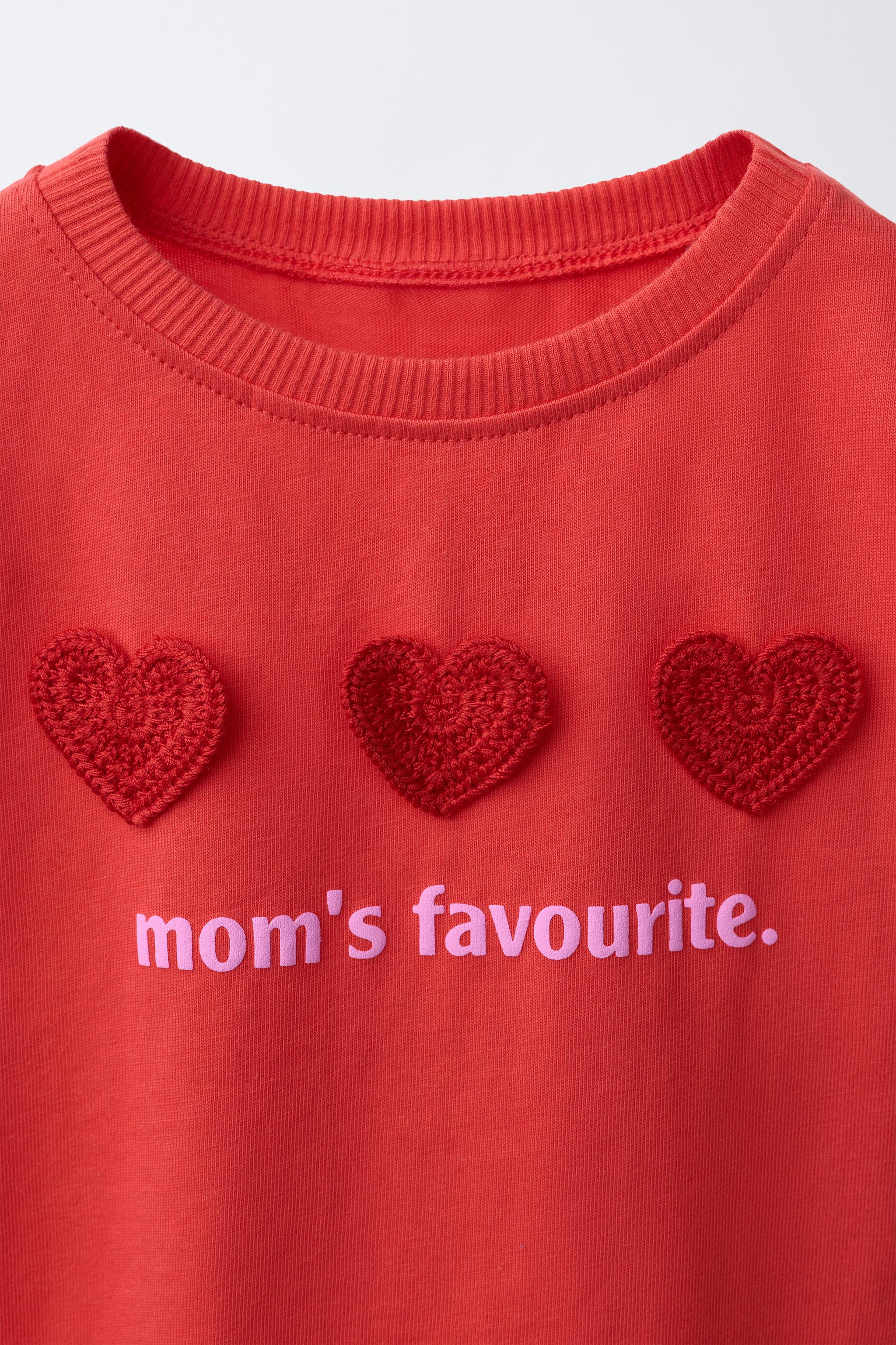 CROCHETED FLOWER KNIT T-SHIRT